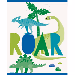 Unique Party Dinosaur Party Bag (Pack of 8)