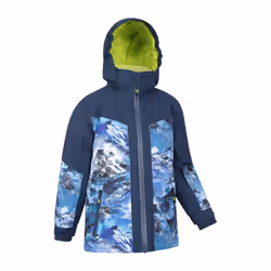 Mountain Warehouse Childrens/Kids Himalayan Abstract Ski Jacket - 9-10 Years, Navy