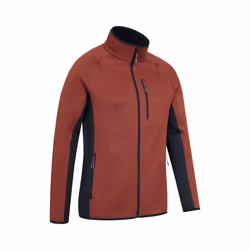 Mountain Warehouse Mens Treston Full Zip Fleece Jacket - XXS, Red