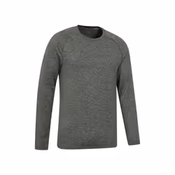 Mountain Warehouse Mens Stripe IsoCool Base Layer Top - XXS, Green