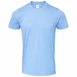 Gildan Mens SoftStyle Ringspun T-Shirt - 3XL, Carolina Blue