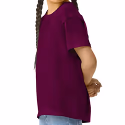 Gildan Childrens/Kids Softstyle T-Shirt - 12-13 Years, Maroon