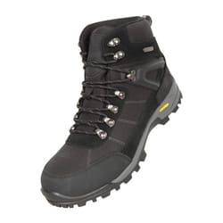 Mountain Warehouse Mens Storm Extreme Suede Waterproof Hiking Boots - 7 UK, Black