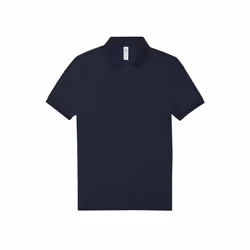 B&C Mens Polo Shirt - S, Navy Pure