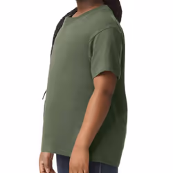 Gildan Childrens/Kids Softstyle Plain T-Shirt - 3-4 Years, Military Green