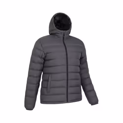 Mountain Warehouse Mens Seasons II Camo Padded Jacket - XS, Grey