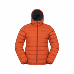 Mountain Warehouse Mens Seasons II Camo Padded Jacket - XS, Rust
