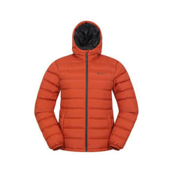Mountain Warehouse Mens Seasons II Camo Padded Jacket - XS, Rust