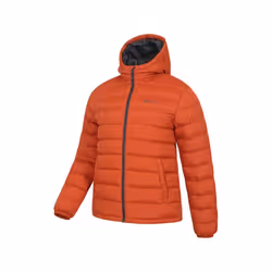 Mountain Warehouse Mens Seasons II Camo Padded Jacket - XS, Rust