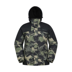 Mountain Warehouse Mens Shadow II Printed Ski Jacket - L, Dark Green