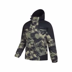 Mountain Warehouse Mens Shadow II Printed Ski Jacket - L, Dark Green