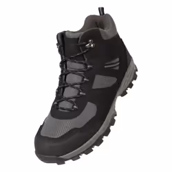 Mountain Warehouse Mens Mcleod Wide Walking Boots - 8 UK, Jet Black