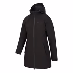 Mountain Warehouse Womens/Ladies Hilltop II Waterproof Jacket - 6 UK, Jet Black