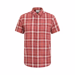 Mountain Warehouse Mens Cotton Shirt - 4XL, Active Red