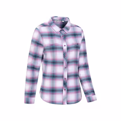 Mountain Warehouse Womens/Ladies Willow Flannel Shirt - 10 UK, Grey
