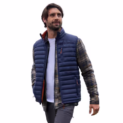 Mountain Warehouse Mens Henry II Extreme Padded Gilet - S, Navy