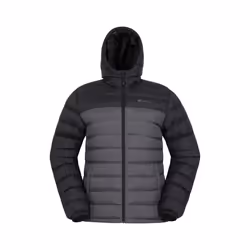 Mountain Warehouse Mens Seasons II Camo Padded Jacket - XS, Medium Grey