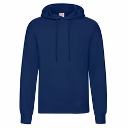 Fruit Of The Loom Adults Unisex Classic Hooded Sweatshirt - S, Navy