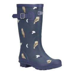 Cotswold Childrens/Kids Woodland Owl Wellington Boots - 3 UK, Blue