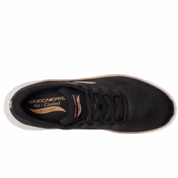 Skechers Womens/Ladies 2.0 The Distance Glow Arch Fit Shoes - 8 UK, Black/Rose Gold