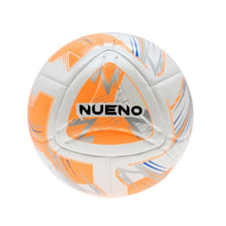 Precision Nueno Football - 5, White/Fluorescent Orange/Blue/Silver