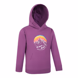 Mountain Warehouse Childrens/Kids Mountain Snowy Hoodie - 7-8 Years, Purple