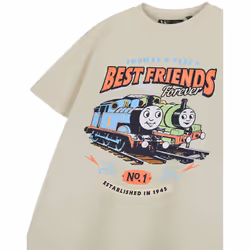 Thomas And Friends Childrens/Kids Best Friend Short-Sleeved T-Shirt - 3-4 Years, Oatmeal
