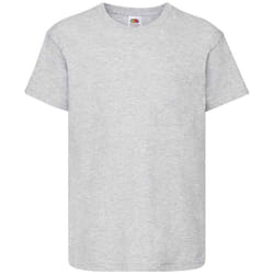 Fruit of the Loom Childrens/Kids Original Cotton T-Shirt - 9-11 Years, Heather Grey