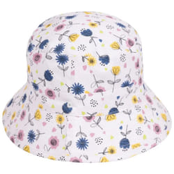 Trespass Childrens/Kids Zebdee Floral Bucket Hat - 2-4 Years, White/Blue/Yellow