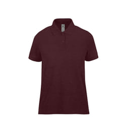 B&C Womens/Ladies My Polo Shirt - 10 UK, Heather Burgundy