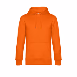 B&C Mens King Hoodie - S, Pure Orange