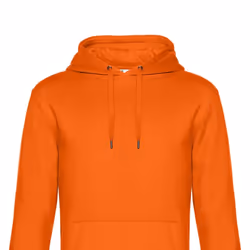 B&C Mens King Hoodie - S, Pure Orange