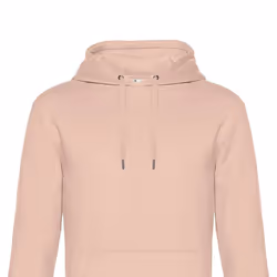 B&C Mens King Hoodie - M, Soft Rose