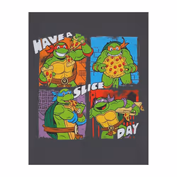 Teenage Mutant Ninja Turtles Boys Have A Slice Day Sweatshirt - 7-8 Years, Charcoal