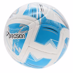 Precision Rotario FIFA 2024 Football - 5, White/Cyan/Black/Silver