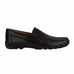 Geox Mens U Kosmopolis Leather Grip Moccasins - 10 UK, Black