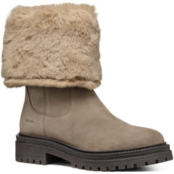 Geox Womens/Ladies D Iridea M Leather Ankle Boots - 4 UK, Taupe