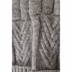 Mountain Warehouse Womens/Ladies Thinsulate Cable Knit Winter Gloves - One Size, Grey