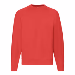 Fruit of the Loom Mens Premium Set-in Sweatshirt - S, Red