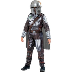 Rubies Boys Star Wars: The Mandalorian Costume - 7-8 Years, Brown/Silver