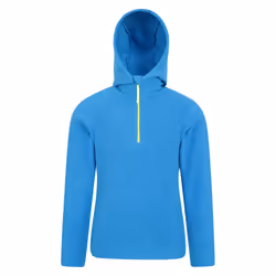 Mountain Warehouse Childrens/Kids Camber II Fleece Hoodie - 2-3 Years, Cobalt