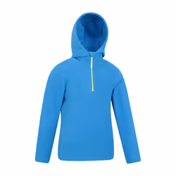 Mountain Warehouse Childrens/Kids Camber II Fleece Hoodie - 2-3 Years, Cobalt