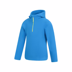Mountain Warehouse Childrens/Kids Camber II Fleece Hoodie - 2-3 Years, Cobalt