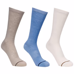 Trespass Unisex Adult Heathan Socks (Pack of 3) - 7 UK-11 UK, Oatmilk/Cream/Storm Blue