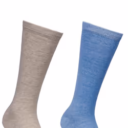 Trespass Unisex Adult Heathan Socks (Pack of 3) - 7 UK-11 UK, Oatmilk/Cream/Storm Blue