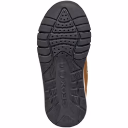 Geox Boys Rooner Trainers - 11 UK Child, Dark Yellow/Coffee