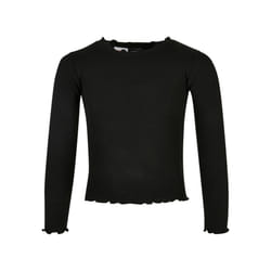 Urban Classics Girls Short Ribbed Long-Sleeved T-Shirt