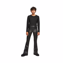 Urban Classics Womens/Ladies Synthetic Leather Flared Trousers