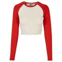 Urban Classics Womens/Ladies Retro Organic Long-Sleeved Crop T-Shirt