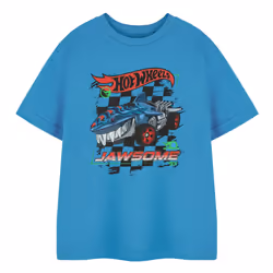 Hot Wheels Boys Jawsome T-Shirt - 3-4 Years, Blue